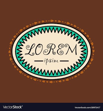 Spring background typography vintage label in vector image