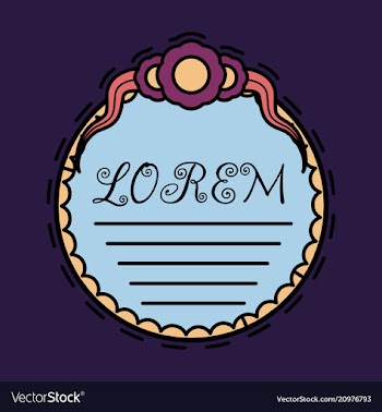 Spring background typography vintage label in vector image
