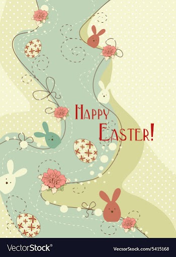 Spring background vector image