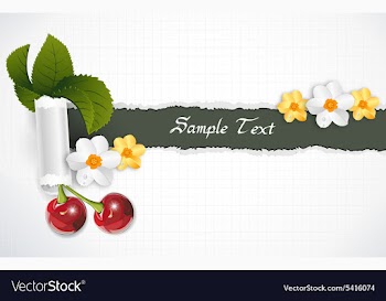 Spring background vector image