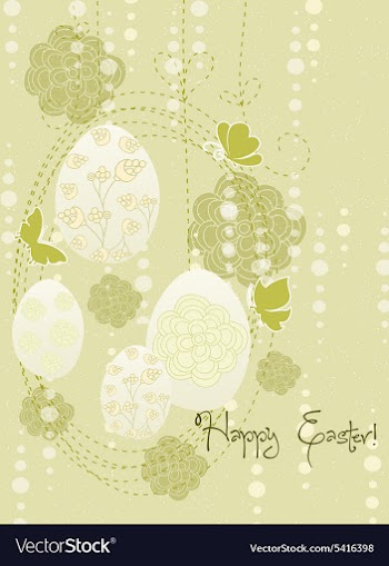 Spring background vector image