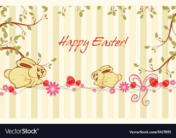 Spring background vector image