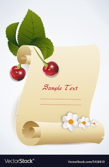 Spring background vector image