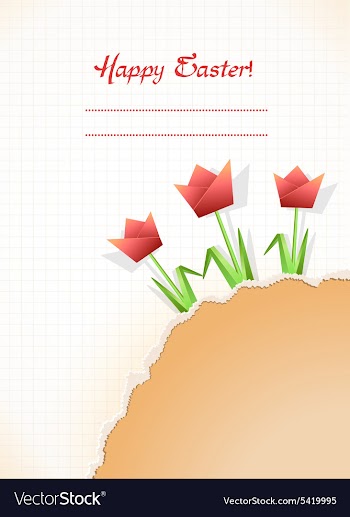 Spring background vector image