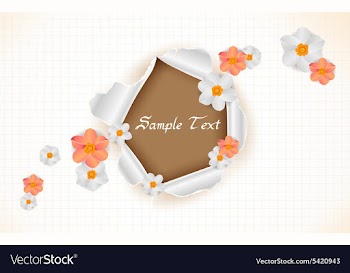 Spring background vector image