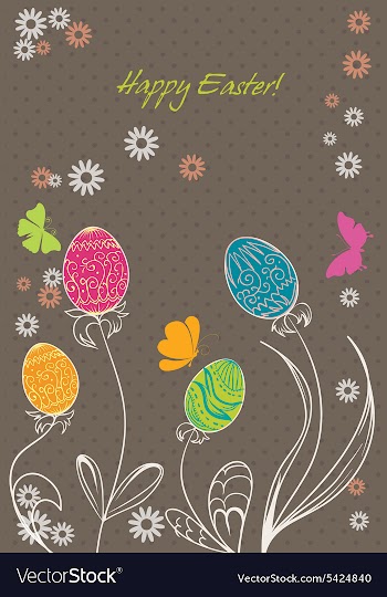 Spring background vector image