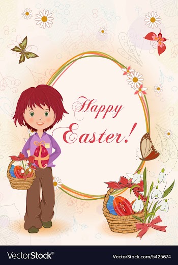 Spring background vector image