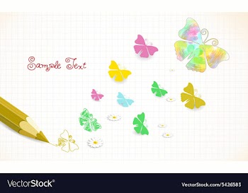 Spring background vector image