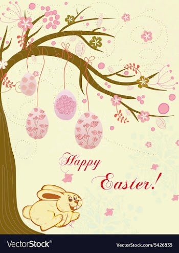 Spring background vector image