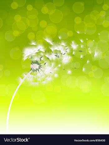 Spring background vector image