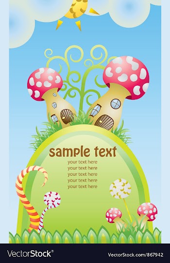 Spring background vector image