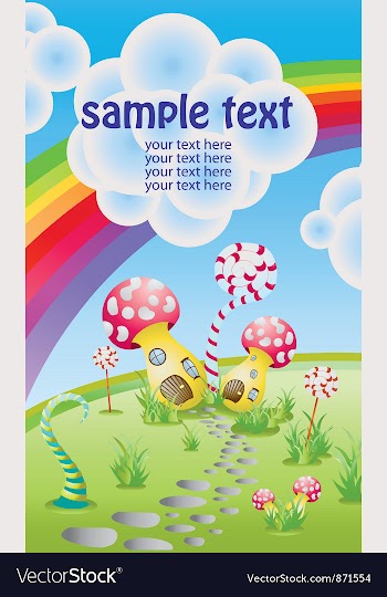 Spring background vector image