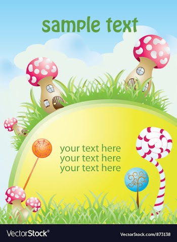 Spring background vector image