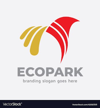 spring bird logo template