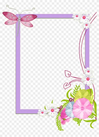 Spring Border Png For Kids - Transparent Cute Frame