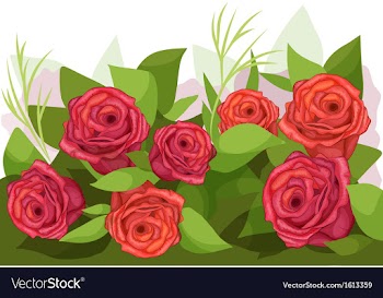  					Spring bouquet vector image														