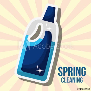 spring cleaning concept