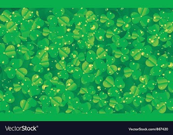 Spring clover vector image