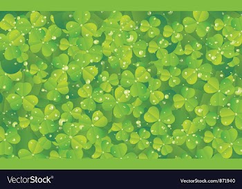 Spring clover vector image