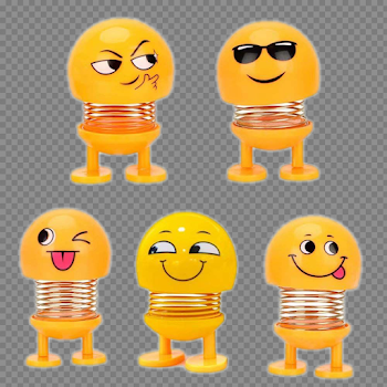 Spring Emoji Car Toy PNG Photo