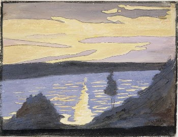 Spring evening, ice break, 1897, | Free Photo - rawpixel