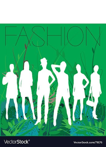 Spring fashion vector image