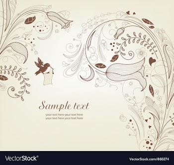 Spring floral background vector image