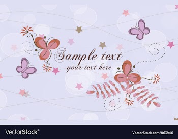 Spring floral background vector image