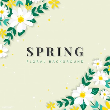 Spring floral border illustration | Free stock vector - 562909