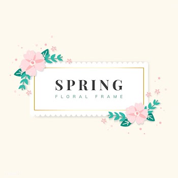 Spring floral frame illustration | Free stock vector - 562901