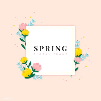 Spring floral frame illustration | Free stock vector - 562902