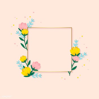 Spring floral frame illustration | Free stock vector - 562903