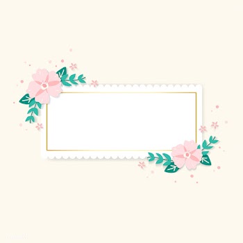 Spring floral frame illustration | Free stock vector - 562907