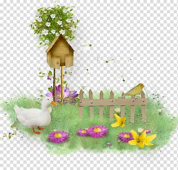 Spring Flower Autumn , easter frame transparent background PNG clipart