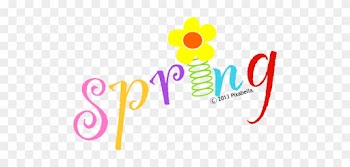 Spring Flower Border Clip Art Free - Happy Spring Clipart Free