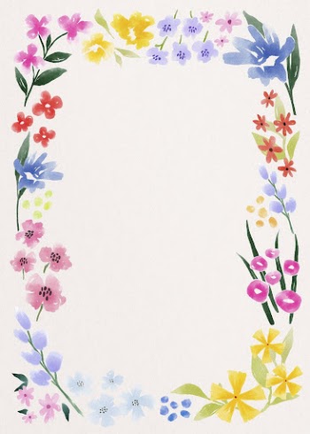 Spring flower frame, aesthetic watercolor | Free Photo - rawpixel