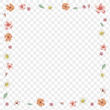 Spring flower frame png background, | Free PNG - rawpixel