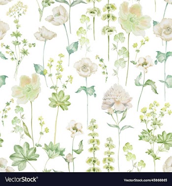 spring flower seamless repeat design