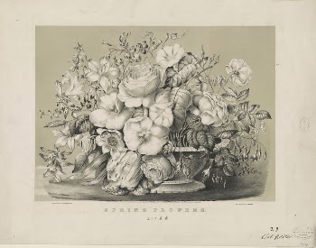 Spring flowers (1861) by Currier | Free Photo - rawpixel