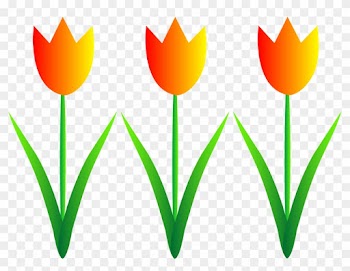 Spring Flowers Border Clipart - Flowers Clip Art
