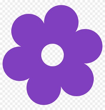Spring Flowers Clip Art - Purple Flower Clipart