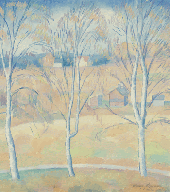 Spring Landscape Halsingland (1914) painting | Free Photo - rawpixel