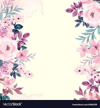 spring pink rose floral background