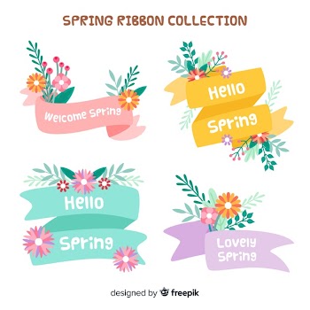 Spring ribbon collection