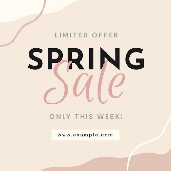 Spring sale template, seasonal social | Free PSD Template - rawpixel