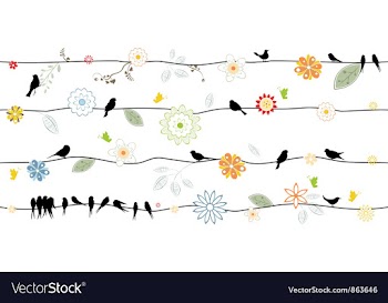  					Spring seamless pattern vector image														