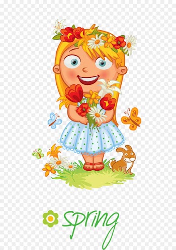 Spring, Season, Autumn, Cartoon, Cut Flowers PNG