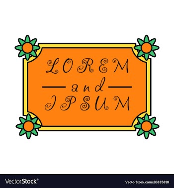 Spring sign of labels signs and borders vector image