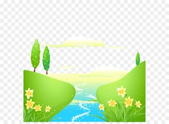 Spring small river flowers 