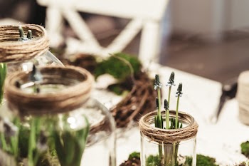 Spring table decoration